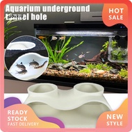 YX Underwater Cave Decor Cave Hideout for Fish Natural Underwater Tunnel Cave for Fish Tank Perfect 