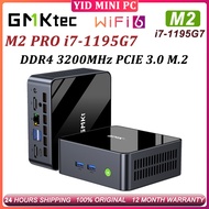 GMK M2 PRO MINI PC Intel i7-1195G7 DDR4 3200MHz PCIe3.0 Windows 11 Pro 2.5G Lan Desktop Gamer Comput