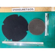 Padding Span Hitam Helmet (Bulat) (1 PIECE) + Span Kelabu (Bulat) (1 PIECE) Version2 MS88/ Apollo/ S