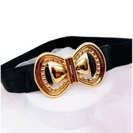 belt wanita elastis ikat pinggang korea karet melar strecht gesper wanita fashion korea