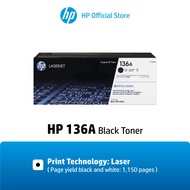 ตลับหมึกHP 136A / 136X  หมึกปริ้นเตอร์เลเซอร์ สีดำ Original LaserJet Toner Cartridge