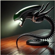 Uniquely designed alien creature lamps, bedroom home decorative lamps, resin decorative items and or