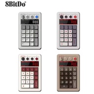 8BitDo Retro 18 Mechanical Numpad Compatible with Windows 10 11 Android Bluetooth 2.4G USB-C Calcula