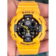 Casio BABY-G BLACKROSE BA110 - Women's Watch - BABY G BLACK CHROME Watch