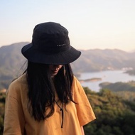 可換風繩漁夫帽 日系透氣防水抗UV 帽 戶外帽 登山帽(黑) S/M/L碼