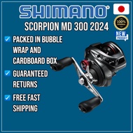 Shimano 24 Scorpion MD Baitcasting Reel 300XG 300XGLH 301XG 301XGLH Mesin Pancing