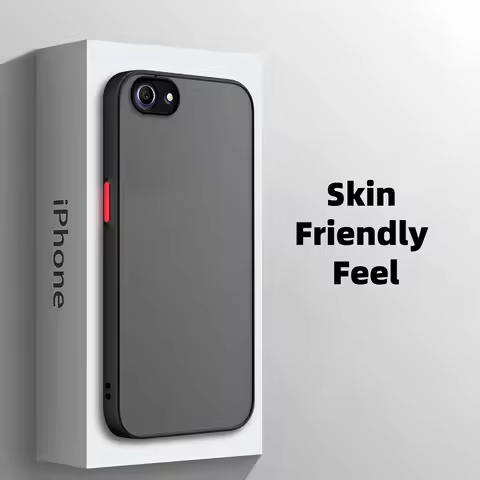 Fashion Color collision Skin-feel Translucent Matte Slim Case For iphone 17e/ 16e/SE2022/SE2020/8/7/