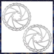 (F  Z)For Road Bike Mountain Bike BMX MTB Bicycle Electric Bike 2PCS 160mm Bike Disc Brake Rotor