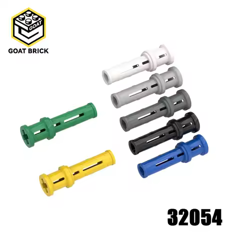 10Pcs MOC Assemble Particle 32054 65304 High-Tech Pin Long with Friction Ridges Lengthwise Stop Bush