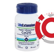 Life EXTENSION UBIQUINOL COQ10 CO Q10 COQ 10 50MG 50MG 30 SG