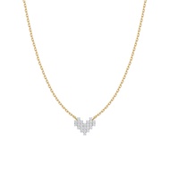 [With Box] HEFANG HEFANG Jewelry Confession Diamond Necklace Light Luxury All-Match Jewelry