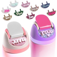 Personalized 3D Name Tag, Suitable for Water Bottle Caps (24 Ounces, 32 Ounces, 40 Ounces) Multi-Col