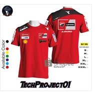 T-shirt T-Shirt Ducati Lenovo Team MotoGP 2023 Best Quality T-Shirt Racing Automotive