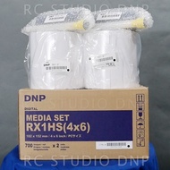 DNP dnp 1box = 2rolls 4R RX1 RX1s RX1HS Fotolusio Consumable Media Set photo paper and ribbon ink