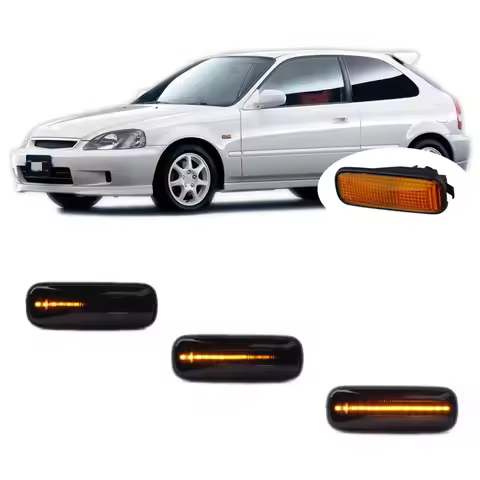 for Honda Civic Type R EJ9 EK1 EK2 EK3 EK4 EK9 1995 1996 1997 1998 1999 2000 Dynamic LED Indicator S