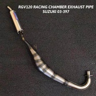 SUZUKI RG110 RG 110 & RGV120 RGV 120 CUTTING STD STANDARD  RACING  EXHAUST PIPE DRB  GENUNIE PART