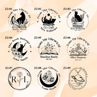 CUSTOM EMBOSSER / Initials Embosser / library embosser /BIBLIOTECA PARTICULAR DE/ Cat Lover Gifts/Bo