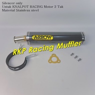Silencer Ninja R RR SS RX King RX-Z Satria F1ZR FIZ R Silincer ARROW Carbon Knalpot Motor 2 Tak