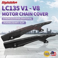 LC135 Chain Cover LC 135 V1 V2 V3 V4 V5 V6 V7 V8 Chain Case Carbon Cover Rantai Carbon Standard