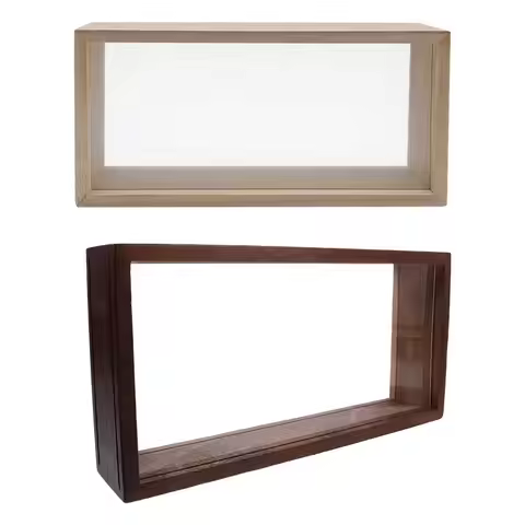Shadow Box Frame Picture Frame for Dried Flowers Wooden Deep Dried Flower Display Frame for Memorabi