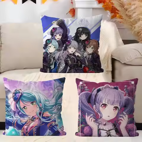 R-Roselia Anime Pillowcases Home Bedding Decorative Pillow Cover Wedding Super Soft Pillow Case