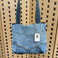 Tote bag ladies bag shopping bag denim bag jeans bag