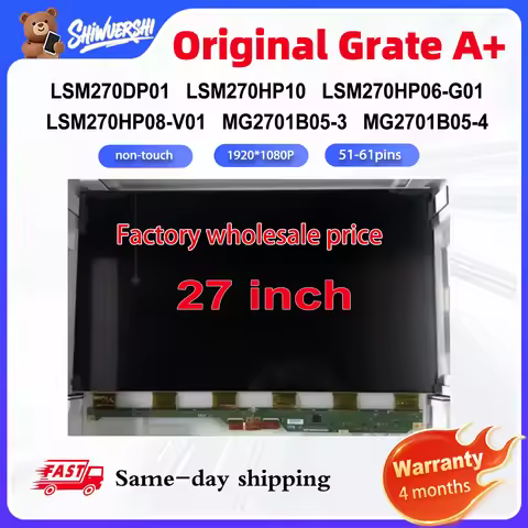 Original New A+ 27'' Only Lcd Glass Screen LSM270DP01 LSM270HP10 LSM270HP06-G01 LSM270HP08-V01 MG270