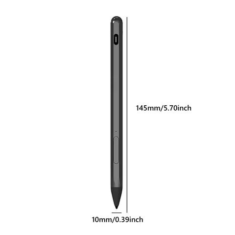 Active Capacitive Stylus Magnetic Active Pen 4096 Pressure Sensitive Type-C Rechargeable for HP Envy