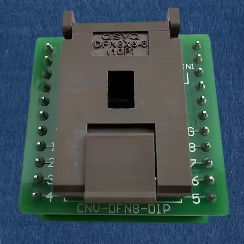 DFN8/ QFN8 / WSON8 / MLF8 /MLP8 TO DIP8 universal socket/adapter CNV-DFN8-DIP8 DFN8X6-8 (10P) for 8X