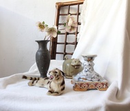 FOAK古著 早期扮豬虎和鶴花瓶