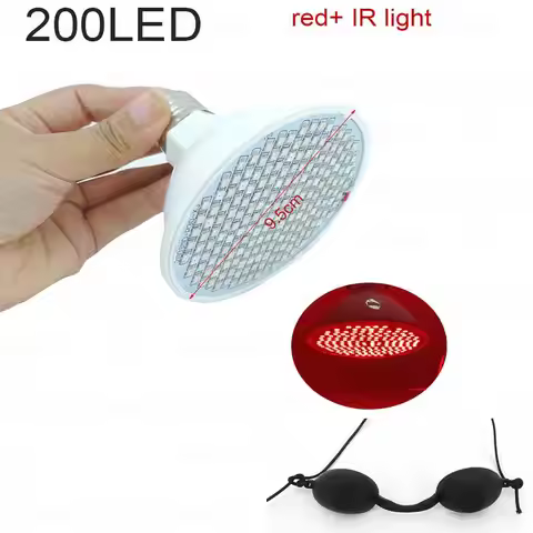 2023 620nm 660nm 850nm Red LED Plant Grow Lamp Anti-Aging Deep Light Bulb IR Infrared Phototherapy f