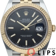 Rolex Datejust 41 Men's Watch Jubilee Datejust 41 126333 Box Warranty Card K18YG/SS Men's Watch Blac