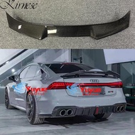 A7 S7 RS7 For ABT Carbon Fiber Rear Trunk Spoiler Wing Lip for Audi A7 S7 RS 2019-u Car-Styling