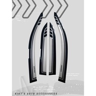 Window Visor - Toyota Fortuner 2005 TO 2015 BSN Rain Visor Window Guard OEM IM