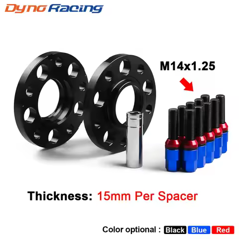 15mm 5x120mm 72.56mm Hubcentric Wheel Spacers M14x1.25 Tapered Bolts For BMW F Series F10 F12 F13 F0