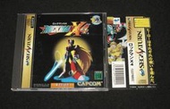 遊戲達人SS原裝日版~ROCKMAN X4 洛克人X4 日初版 有側標 光碟無刮 (稀少品)卡普空超精典作品值得收藏^^