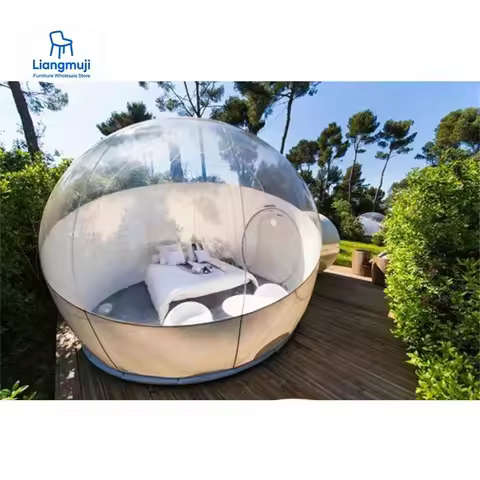 Outdoor Camping Transparent Inflatable Bubble Tent Hemispheres Clear House Garden Cabin Lodge Starry