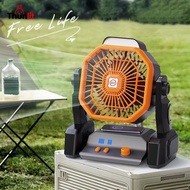 Thunlit Wireless Charging Outdoor Fan Light 20000mAh Rechargeable Strong Wind Power Camping Fan with