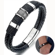 Gelang Gelang Jalinan Jalinan Keluli Titanium Kulit Gelang Lelaki Tai Chi Gelang Gelang Vintage untu