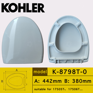 Kohler K-8798T-0 PRESQUILE ที่เงียบสงบ-ปิดฝาฝาชักโครก K-8745T-U ฝาชักโครกนุ่มแบบดั้งเดิม (รวมทุกอุปก