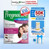 Pregnacare Him & Her Conception Vitabiotics fertility pills for husband and wife 60 pills