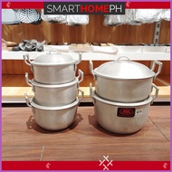 ۩ ◙ ◭ Kaldero Ordinary Body Double Handle Aluminum 6 different sizes thick built Pares Kaldero