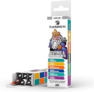 AK PLAYMARKERS SET AKM103 CLOTHES & ORNAMENTS (6x)