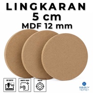 Circle 5 cm - MDF 12 mm - MDF board MDF wood board/
