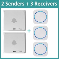 Vue Door bell 1 Year Local Warranty Wireless Doorbell / Self-power Doorbell / NO NEED BATTERY