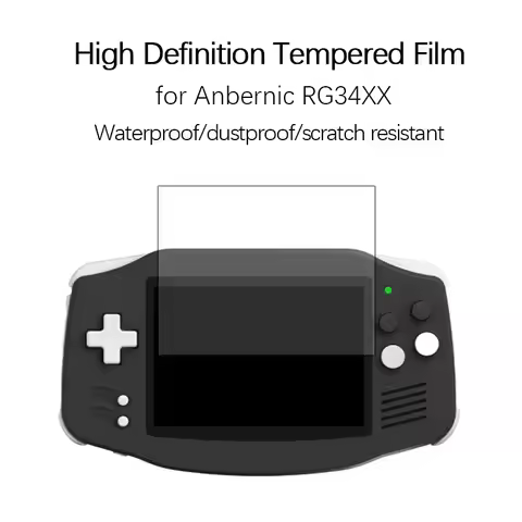 HD Screen Protector Film for Anbernic RG34XX 9H Anti-scratch Tempered Glass Films for Anbernic RG34X