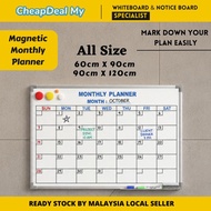 CheapDealMy Monthly And Weekly Planner Whiteboard Magnetic (60cm x 90cm/90cm x 120cm)