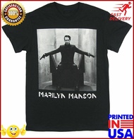 Marilyn Manson Throne Mmxv 2015 Black T Shirt Death Metallica Cradle Of Filth Ni