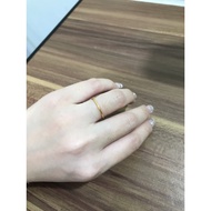 375 8K gold solid stick ring