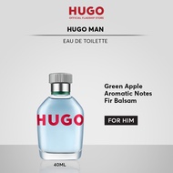 น้ำหอมผู้ชาย HUGO Man Eau De Toilette For Men - Green Apple Aromatic Notes Fir Balsam - Aromatic Fru